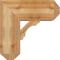 Ekena Millwork Olympic Craftsman Rough Sawn Bracket w/ Offset Brace, Western Red Cedar, 8"W x 18"D x 18"H BKT0806X18X18OLY04RWR - alternate 2